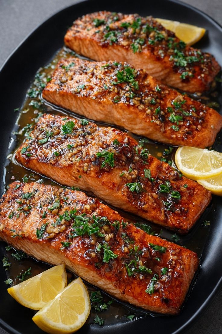 Baked salmon
